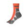 Calcetines cortos deportivos JN215. Color bright/orange/white.