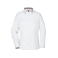 Blusa manga larga mujer JN618. Color white/black/white.
