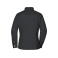 Blusa manga larga mujer JN618. Color black/black/white.