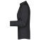 Blusa manga larga mujer JN618. Color black/black/white.