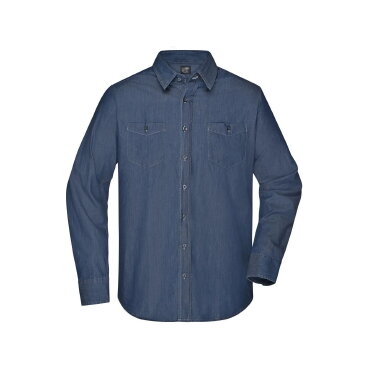 Camisa vaquera manga larga easy care hombre JN629