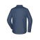 Camisa vaquera manga larga easy care hombre JN629. Color dark/denim.