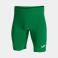 Malla corta running hombre/niño Record. Color verde.