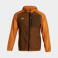 Chubasquero deportivo trail y running unisex R - Trail Nature. Color marrón.