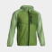 Chubasquero deportivo trail y running unisex R - Trail Nature. Color verde.