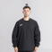 Chubasquero deportivo para rugby unisex Stimulus. Color negro.