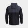Chubasquero deportivo con capucha unisex Combi. Color negro/antracita.