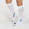 Pack 12 Uds Calcetines altos de compresión Compression. Color blanco.