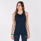 Camiseta deportiva de tirantes mujer Oasis Woman. Color marino.
