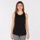 Camiseta deportiva de tirantes mujer Oasis Woman. Color negro.