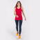 Camiseta deportiva de tirantes mujer Oasis Woman. Color rojo.