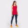 Camiseta deportiva de tirantes mujer Oasis Woman. Color rojo.