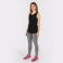 Camiseta deportiva de tirantes mujer Oasis Woman. Color negro.