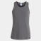 Camiseta deportiva de tirantes mujer Oasis Woman. Color gris melange.