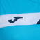Camiseta deportiva sin mangas mujer Court Woman. Color turquesa flúor/marino/blanco.