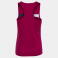Camiseta deportiva sin mangas mujer Court Woman. Color marino/blanco.
