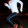 Malla larga running unisex R - Night. Color negro.