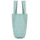 Shopper de lino NS122. Color jade green.