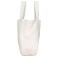 Shopper de lino NS122. Color ivory.