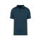 Polo de lino hombre NS220. Color peacock blue.