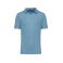 Polo de lino hombre NS220. Color cool blue.