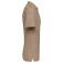 Polo de lino hombre NS220. Color wet sand.