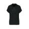 Polo de lino mujer NS221. Color black.