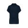 Polo de lino mujer NS221. Color navy blue.