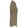 Polo de lino mujer NS221. Color light olive green.
