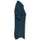Polo de lino mujer NS221. Color peacock blue.