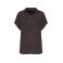 Polo de lino mujer NS221. Color stone grey.