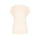 Camiseta de lino mujer NS321. Color ivory.