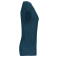 Camiseta de lino mujer NS321. Color peacock blue.