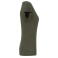 Camiseta de lino mujer NS321. Color organic khaki.