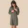 Vestido camisero de lino mujer NS5008. .