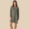 Vestido camisero de lino mujer NS5008. .