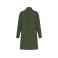 Vestido camisero de lino mujer NS5008. Color organic khaki.
