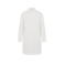 Vestido camisero de lino mujer NS5008. Color white.
