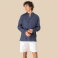 Camisa efecto lavado de lino hombre NS507. .