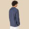 Camisa efecto lavado de lino hombre NS507. .