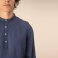 Camisa efecto lavado de lino hombre NS507. .
