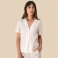 Camisa manga corta de lino mujer SP523. .