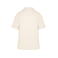 Camisa manga corta de lino mujer SP523. Color ivory.