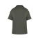 Camisa manga corta de lino mujer SP523. Color organic khaki.
