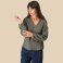 Blusa de lino mujer NS524. .