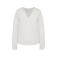 Blusa de lino mujer NS524. Color white.
