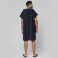 Poncho de rizo con capucha orgánico unisex PA581. .