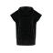 Poncho de rizo con capucha orgánico niño PA582. Color black.