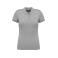 Polo de trabajo contrastado mujer WK271. Color oxford grey/black.