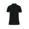 Polo de trabajo contrastado mujer WK271. Color black/kelly green.